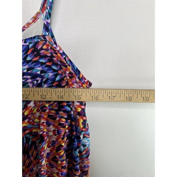 Jamaica Bay Swim Dress Blue Geometric Print Swimwear Women's Size 18W - Picture 12 of 14